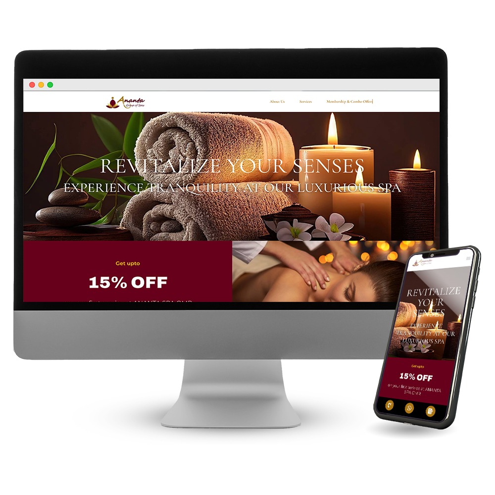 Website Designing for Ananta SPA