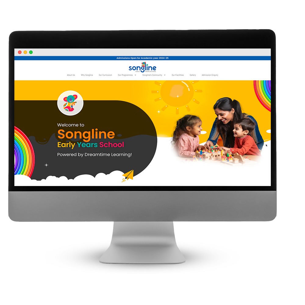 Website Designing for Songline Pre-School